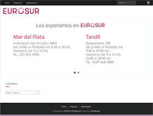 Tablet Screenshot of eurosurcosmetica.com.ar